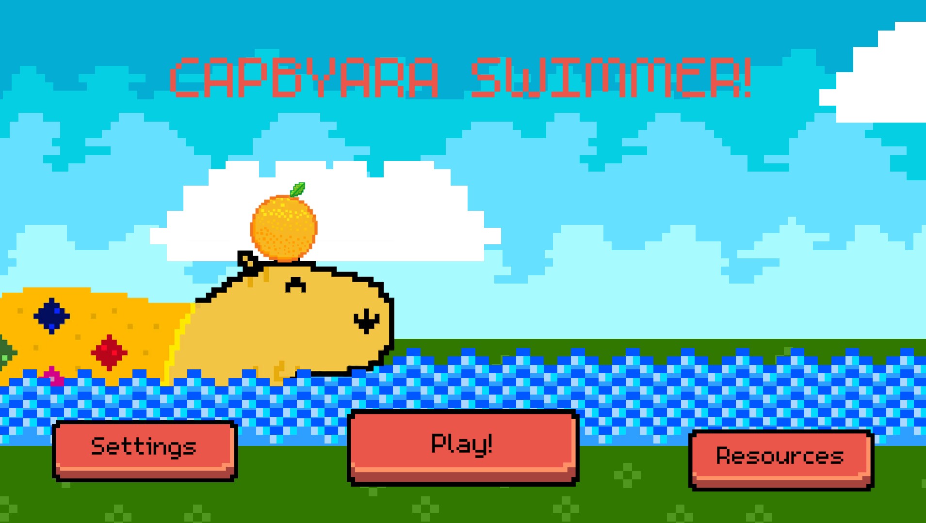 capybara swimmer screenshot