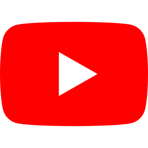 An icon of a YouTube platform.
